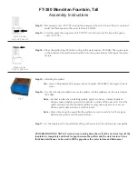 Preview for 3 page of Campania International FT-380 Assembly Instructions