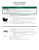 Preview for 2 page of Campania International FT-391 Assembly Instructions