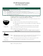 Preview for 2 page of Campania International FT-397 Assembly Instructions