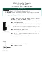 Preview for 2 page of Campania International Marais FT-313 Assembly Instructions