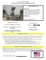 Campania International Navonna Fountain Quick Start Manual preview