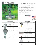 Preview for 1 page of Campania International Palazzo Urn FT-30 Assembly Instructions