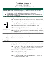 Preview for 2 page of Campania International Relias FT-386 Assembly Instructions