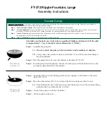 Preview for 2 page of Campania International Ripple FT-372 Assembly Instructions