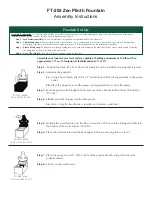 Preview for 2 page of Campania International Zen Plinth FT-202 Assembly Instructions