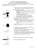 Preview for 2 page of Campania Valencia Manual