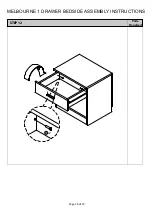 Предварительный просмотр 18 страницы Campbell Craft Melbourne 1 Drawer Bedside Assembly Instructions Manual