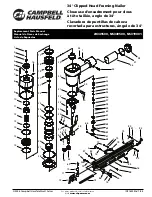 Campbell Hausfeld 34 Clipped Head Framing Nailer JB349500 Replacement Parts Manual предпросмотр