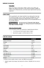 Preview for 3 page of Campbell Hausfeld AF-104 Operating Instructions Manual