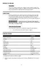 Preview for 3 page of Campbell Hausfeld AF010600 Operating Instructions Manual