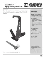 Preview for 39 page of Campbell Hausfeld Air Powered Flooring Nailer / Stapler CHN50300 Operating Instructions And Parts Manual