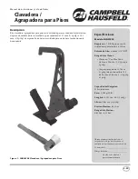 Preview for 39 page of Campbell Hausfeld Air Powered Flooring Nailer / Stapler... Operating Instructions And Parts Manual