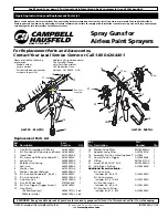 Предварительный просмотр 1 страницы Campbell Hausfeld AL2130 Operating Instructions And Replacement Parts List Manual