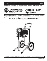 Preview for 1 page of Campbell Hausfeld AL2710 Operating Instructions And Parts Manual