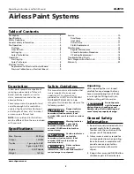 Preview for 2 page of Campbell Hausfeld AL2810 Operating Instructions And Parts Manual