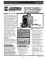 Предварительный просмотр 13 страницы Campbell Hausfeld ARCITECH WS2100 Operating Instructions And Parts Manual