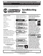 Preview for 1 page of Campbell Hausfeld AT121002 Operating Instructions Manual