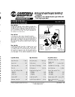 Preview for 1 page of Campbell Hausfeld AT121102AJ Specifications And Features