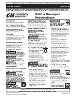 Предварительный просмотр 5 страницы Campbell Hausfeld AT2000 Operation Instructions Manual
