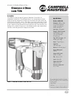 Предварительный просмотр 23 страницы Campbell Hausfeld Brad Nailer CHN70200 Operating Instructions And Parts Manual