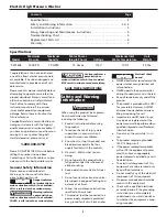 Preview for 2 page of Campbell Hausfeld CAMPBELL PW167600AV Operating Instructions And Parts Manual