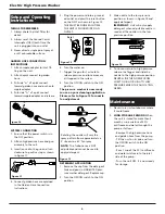 Preview for 4 page of Campbell Hausfeld CAMPBELL PW167600AV Operating Instructions And Parts Manual