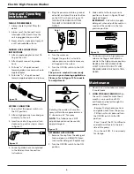 Предварительный просмотр 4 страницы Campbell Hausfeld CAMPBELL PW167600AV Operating Instructions And Parts Manual