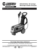 Preview for 9 page of Campbell Hausfeld CAMPBELL PW167600AV Operating Instructions And Parts Manual