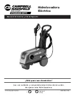 Preview for 17 page of Campbell Hausfeld CAMPBELL PW167600AV Operating Instructions And Parts Manual