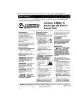 Preview for 1 page of Campbell Hausfeld CC2300 Operating Instructions Manual