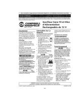 Preview for 5 page of Campbell Hausfeld CC2300 Operating Instructions Manual