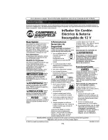 Preview for 9 page of Campbell Hausfeld CC2300 Operating Instructions Manual