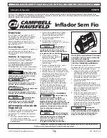 Preview for 9 page of Campbell Hausfeld CC2410 Operating Instructions Manual