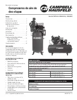 Preview for 41 page of Campbell Hausfeld CE-7051 Operating Instructions Manual