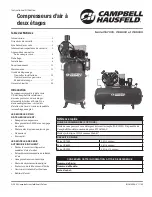 Предварительный просмотр 21 страницы Campbell Hausfeld CE7000 Series Operating Instructions Manual