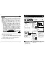 Preview for 1 page of Campbell Hausfeld CHN101 Operating Instructions & Parts Manual