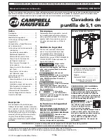 Preview for 17 page of Campbell Hausfeld CHN10202 Operating Instructions Manual