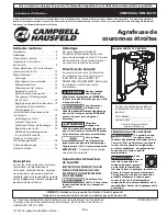 Предварительный просмотр 9 страницы Campbell Hausfeld CHN10310 Operating Instructions Manual