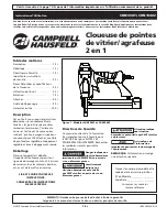 Preview for 11 page of Campbell Hausfeld CHN10401 Operating Instructions Manual