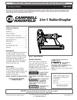 Campbell Hausfeld CHN10450 Operating Instructions Manual предпросмотр