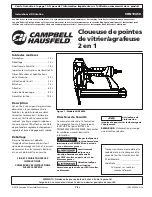 Preview for 11 page of Campbell Hausfeld CHN10450 Operating Instructions Manual
