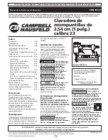 Preview for 17 page of Campbell Hausfeld CHN10510 Operating Instructions Manual
