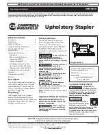 Campbell Hausfeld CHN10610 Operating Instructions Manual preview