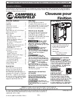 Preview for 9 page of Campbell Hausfeld CHN20103 Operating Instructions Manual