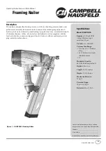 Предварительный просмотр 3 страницы Campbell Hausfeld CHN70900 Operating Instructions And Parts Manual