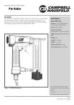 Preview for 3 page of Campbell Hausfeld CHN71500 Operating Instructions And Parts Manual