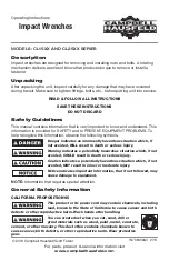 Campbell Hausfeld CL15 SERIES Operating Instructions Manual preview