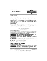 Предварительный просмотр 1 страницы Campbell Hausfeld CL152099 Operating Instructions Manual