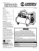 Preview for 17 page of Campbell Hausfeld CT1001 Operating Instructions Manual