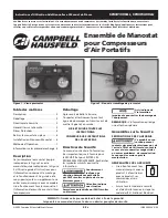 Предварительный просмотр 5 страницы Campbell Hausfeld CW301300AJ Operating Instructions And Parts Manual